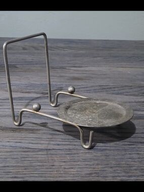 Vintage Brass Tea Cup & Saucer Display Stand